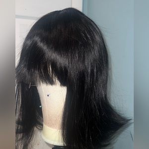 Black bang hair